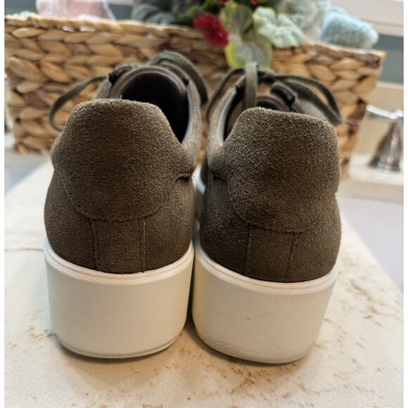 Clarks Ultimate Comfort Cushion Feel 10M Lace Up Suede Leather Shoes Brown - Picture 6 of 9